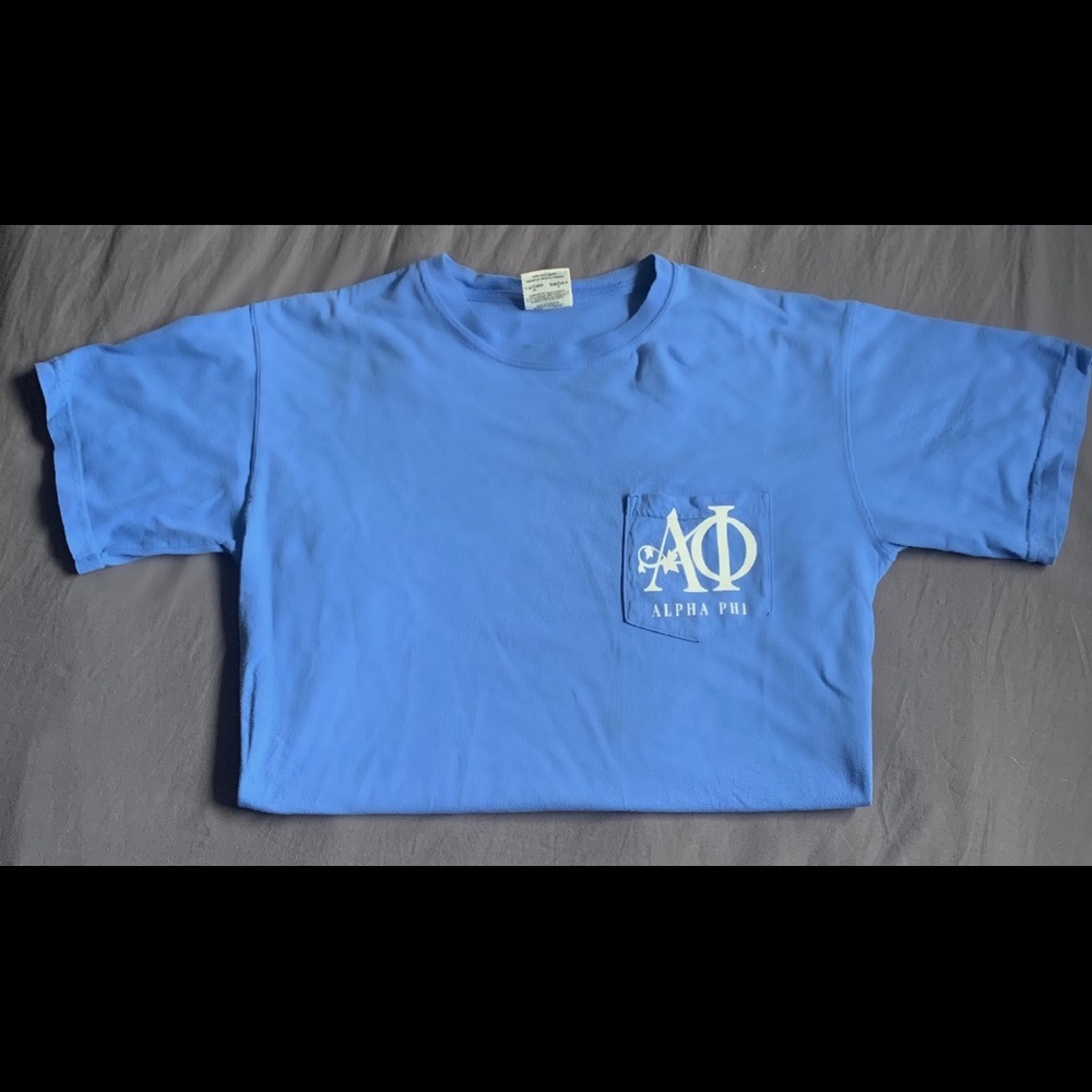 Alpha phi pocket tee
